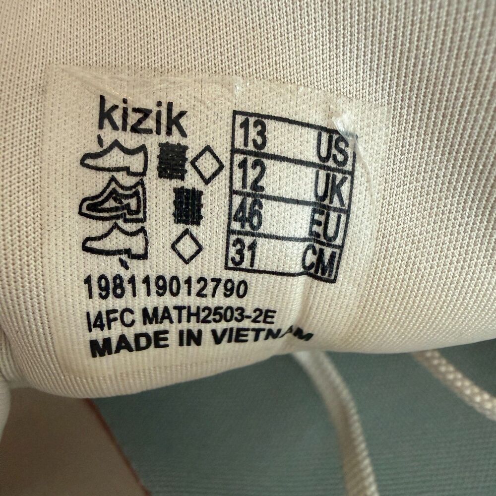 Size 13 - Kizik Men’s Athens 2 Whitecap Off white High Midsole Cage Tech - Picture 8 of 10
